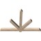 Ekena Millwork Kennewick Smooth Timber Gable Bracket, Douglas Fir, 60"W x 40"H x 3 1/2"D x 3 1/2"F, 16/12 Pitch GBW060X40X0404KEN00SDF - alternate 3